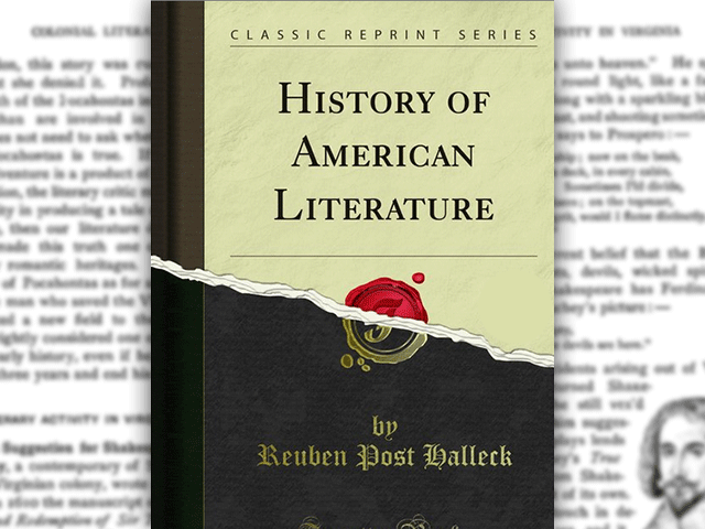 History of American Literature Book