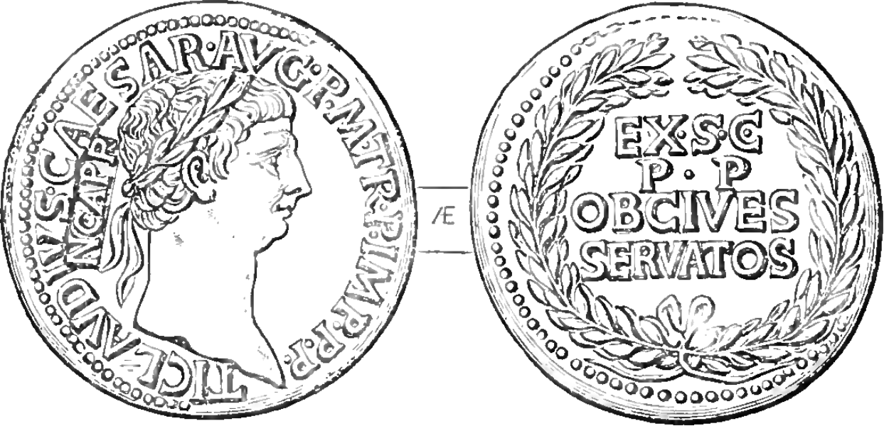 Roman Coin Illustration
