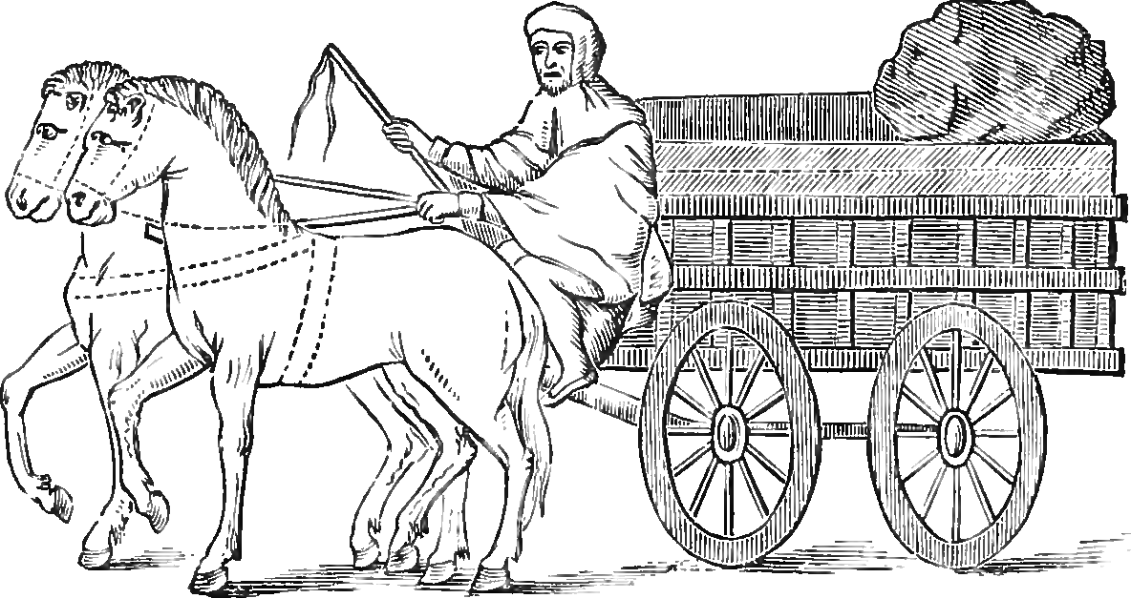 Roman Horse and Cart