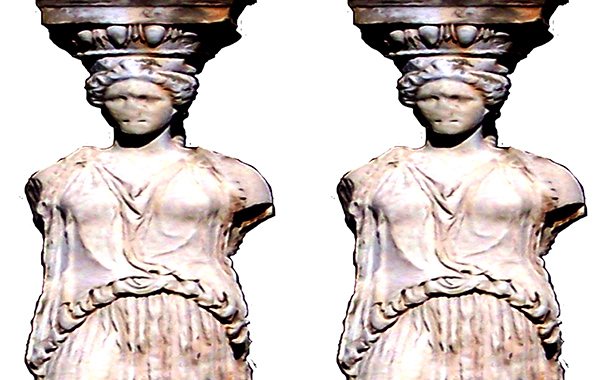 Female Stone Sculptures Found In Greece