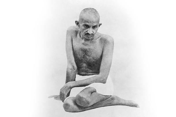 Gandhi Sitting