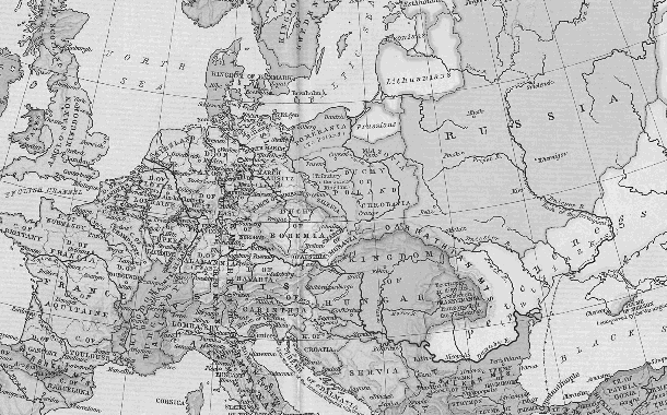 Map of Europe 1900