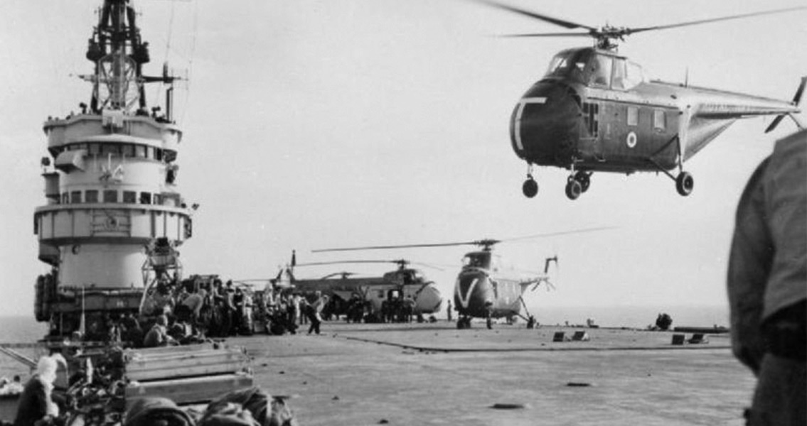 HMS Theseus during Suez Crisis 1956