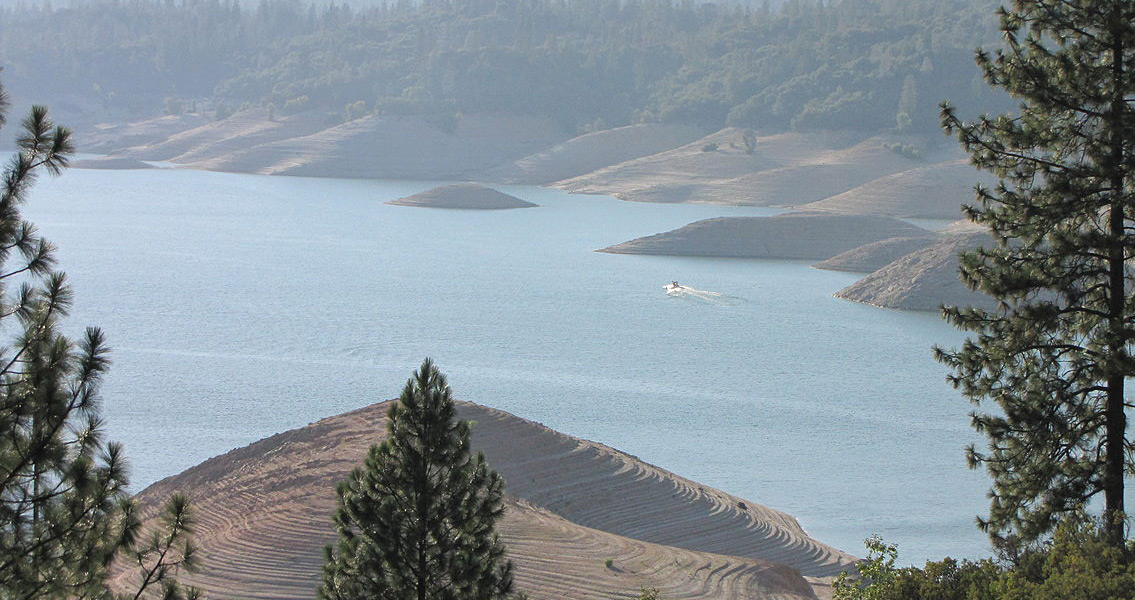 Lake Oroville low water