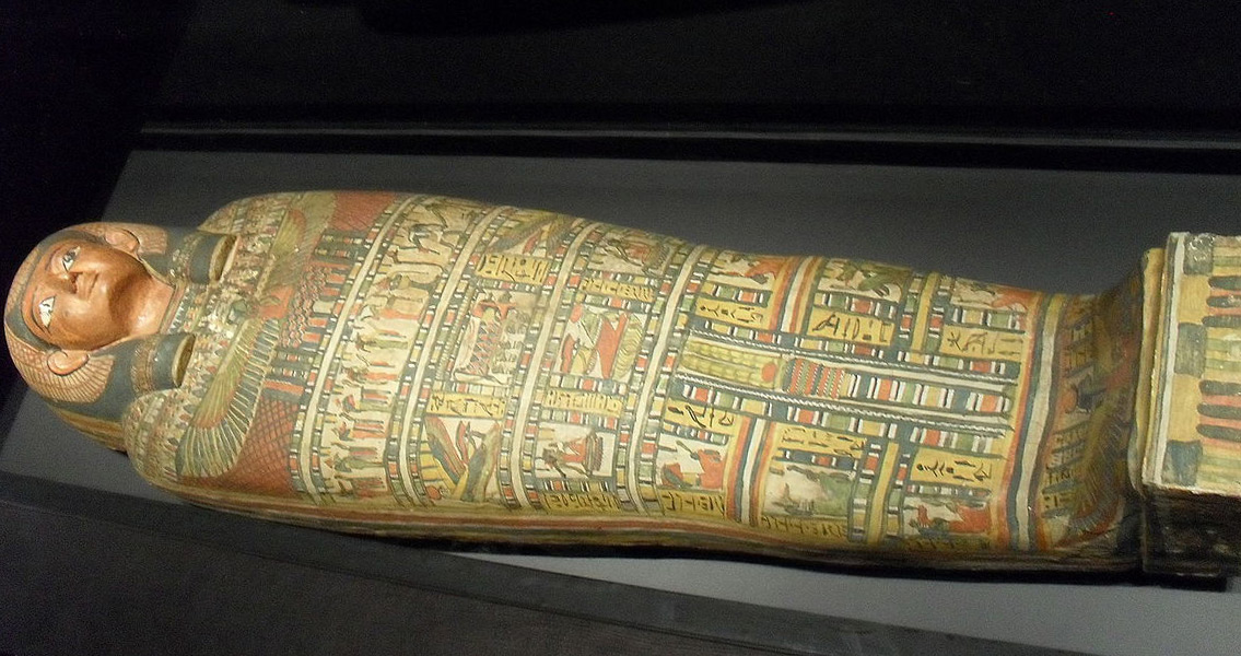 ancient Egyptian coffin