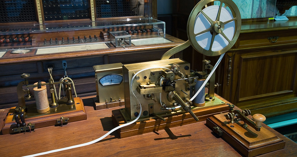 Morse Telegraph Machine in Vienna