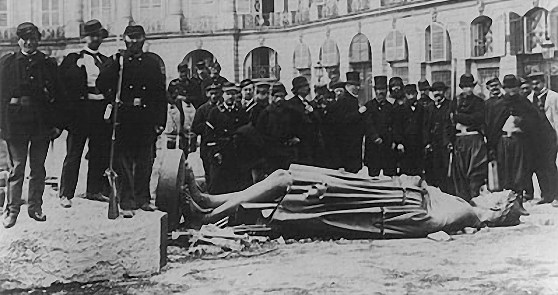 Destruction of the Vendôme Colonne during the Paris Commune