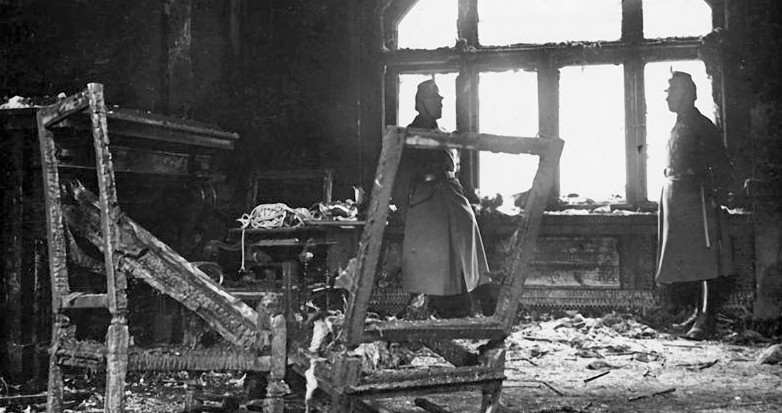 Inside the Reichstag, following the fire