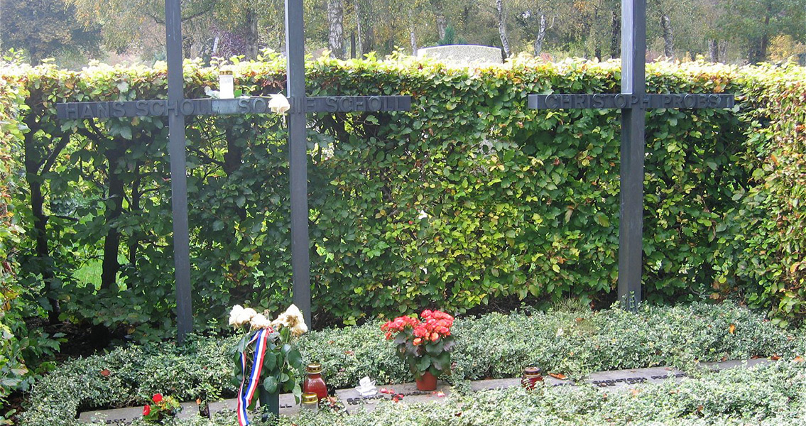 The Graves of Hans and Sophie Scholl