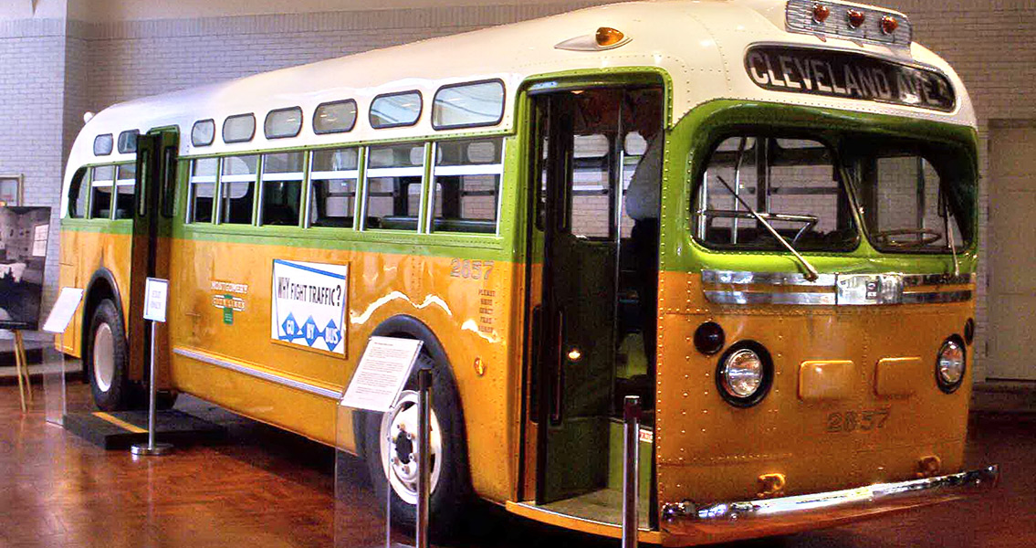 The Bus on Which Rosa Parks Refused to Give up Her Seat