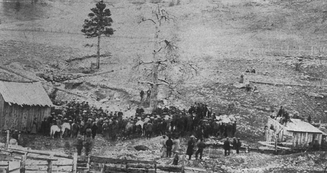 A vigilante lynching in Helena, 1870