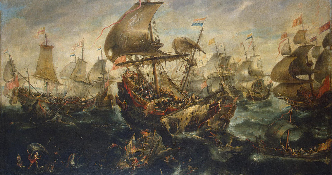 Andries van Eertvelt – Sea Battle