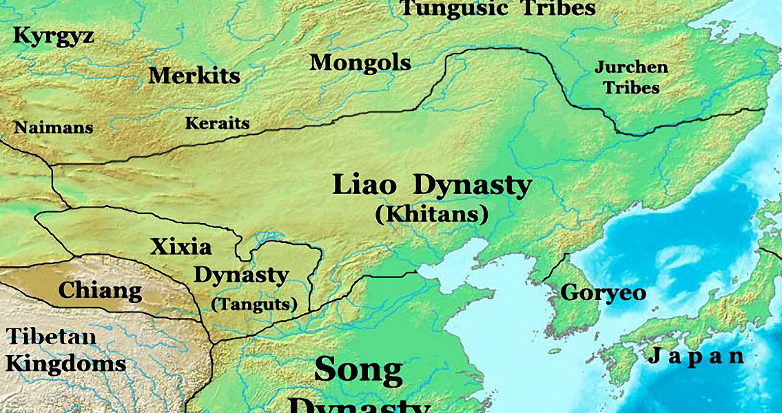 Map of the Liao Dynasty