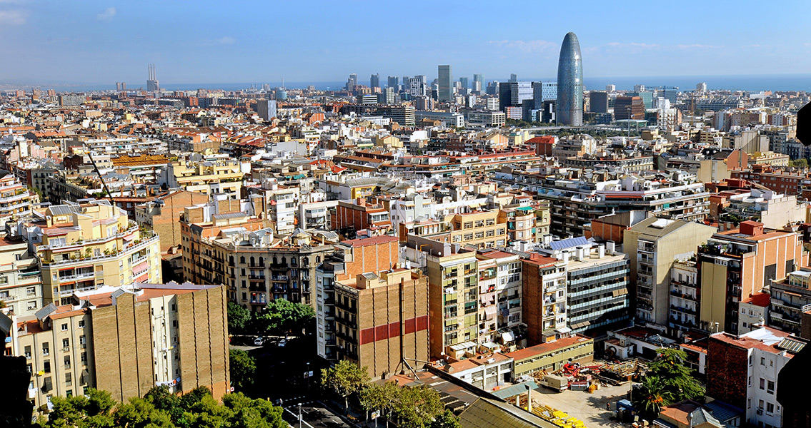 Urban plan Barcelona Spain