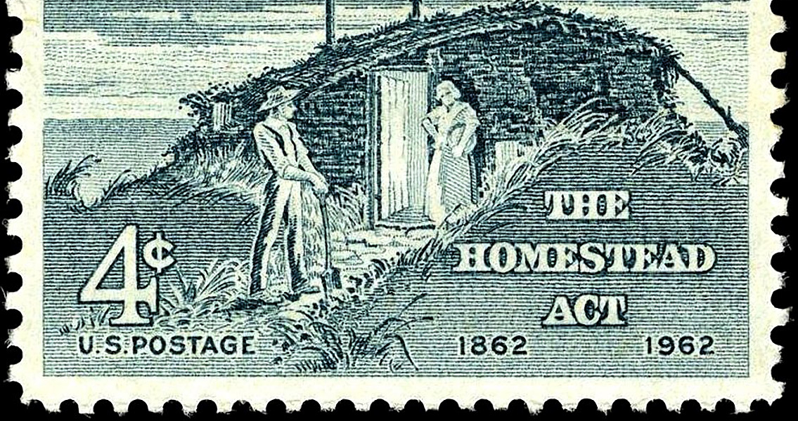 Homestead Act Postage Stamp1