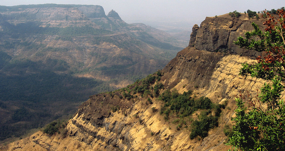 Part of the Deccan Traps in Maharashtra, India