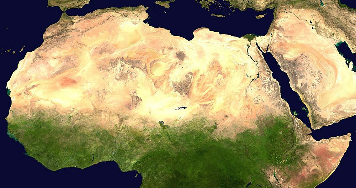 Satellite Image of Africa
