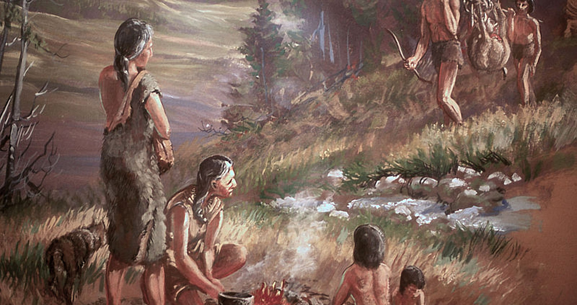 A painting of early humans (2)