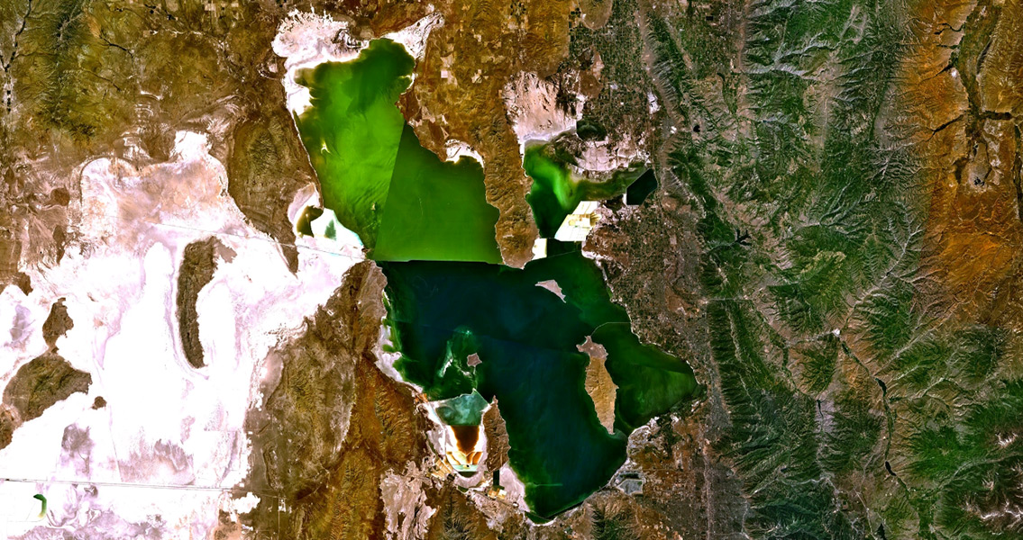 The Great Saltlake in Utah