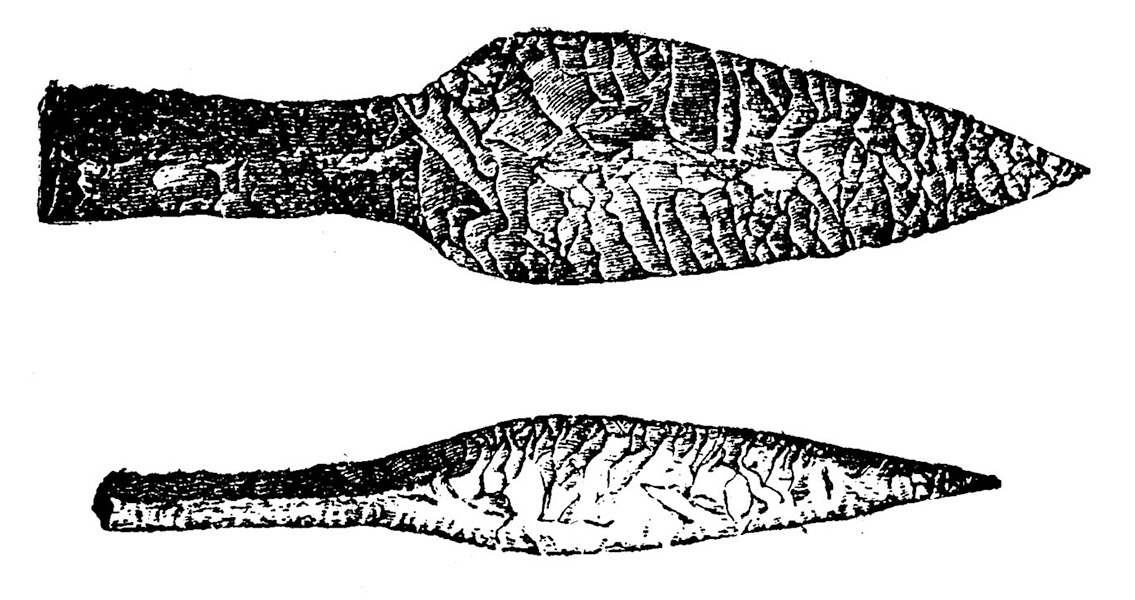 Flint sword and spear (2)