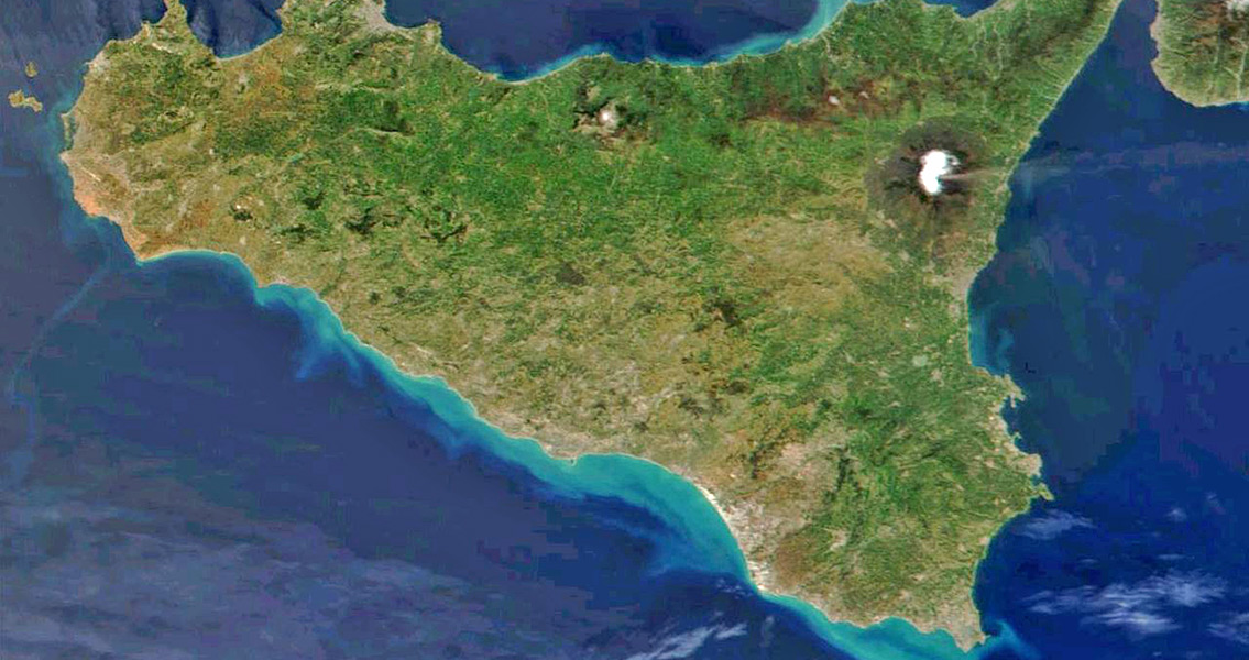 Satellite image of Sicily (2)