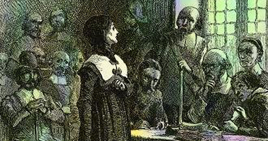 Anne Hutchinson on trial