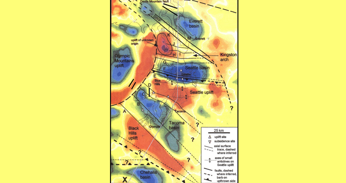 Puget Lowland Basins and Faults (5)