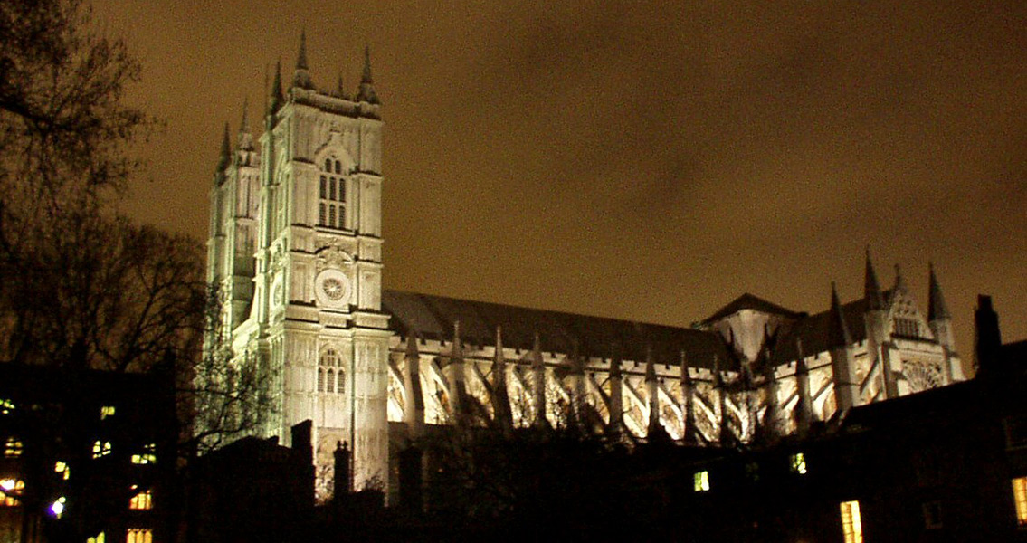 Westminster Abbey at Night