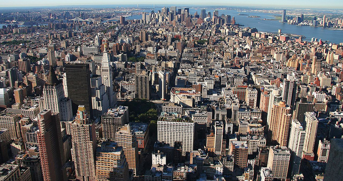 Aerial View of Manhattan