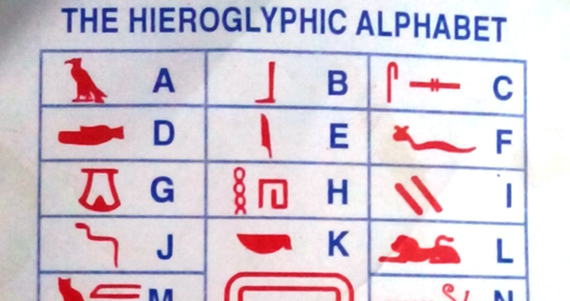 Egyptian Hieroglyphic alphabet