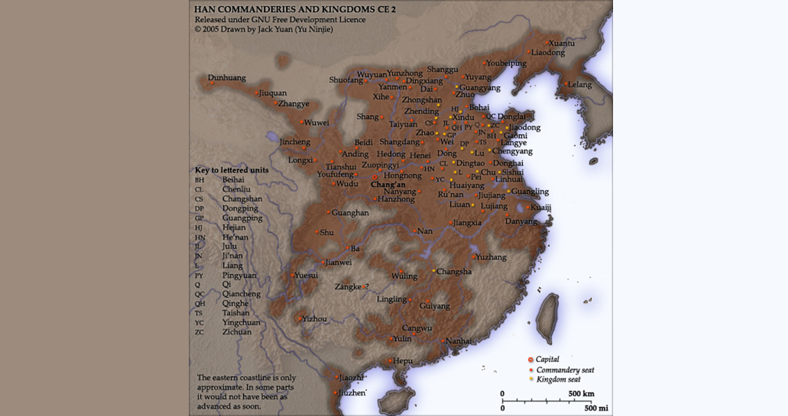 Han Commanderies and Kingdoms