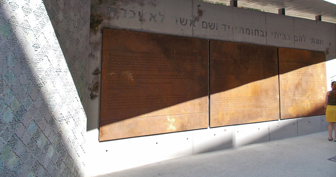 Holocaust memorial in Budapest