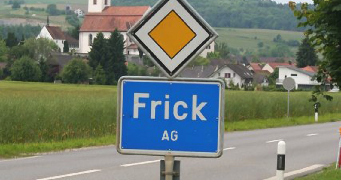 The village of Frick, where the coins were discovered