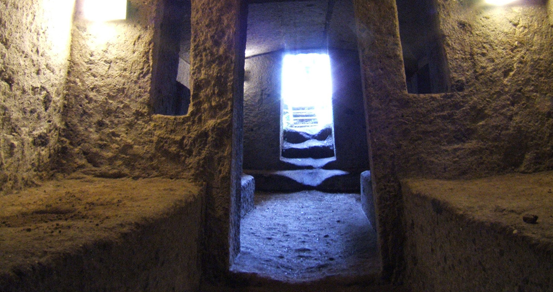 Another Etruscan Tomb, from Cerveteri Italy (2)