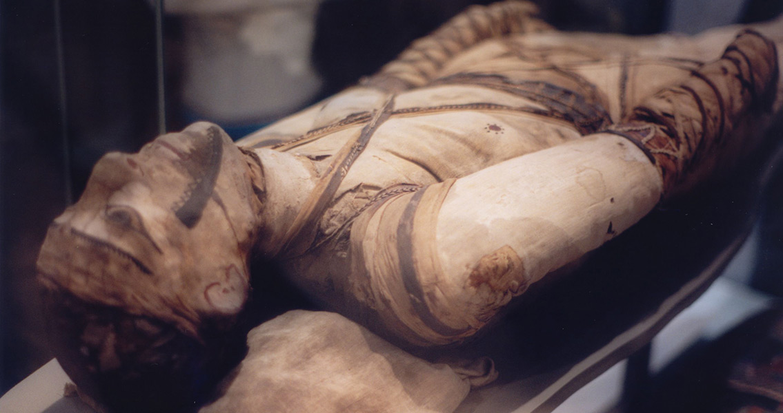 Egyptian Mummy at the British Museum in London