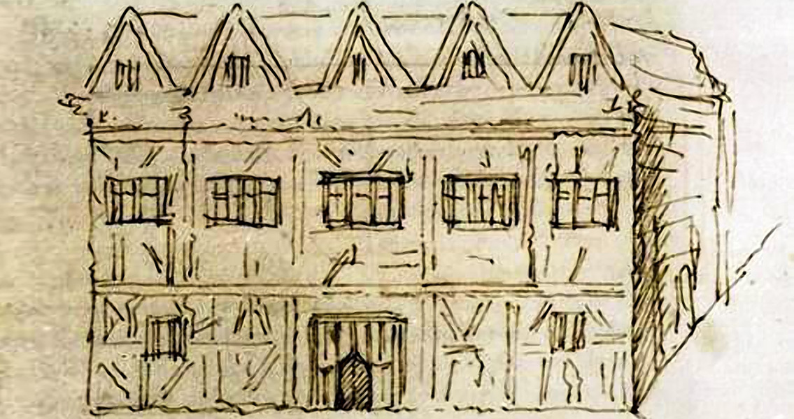 Sketch of New Place House