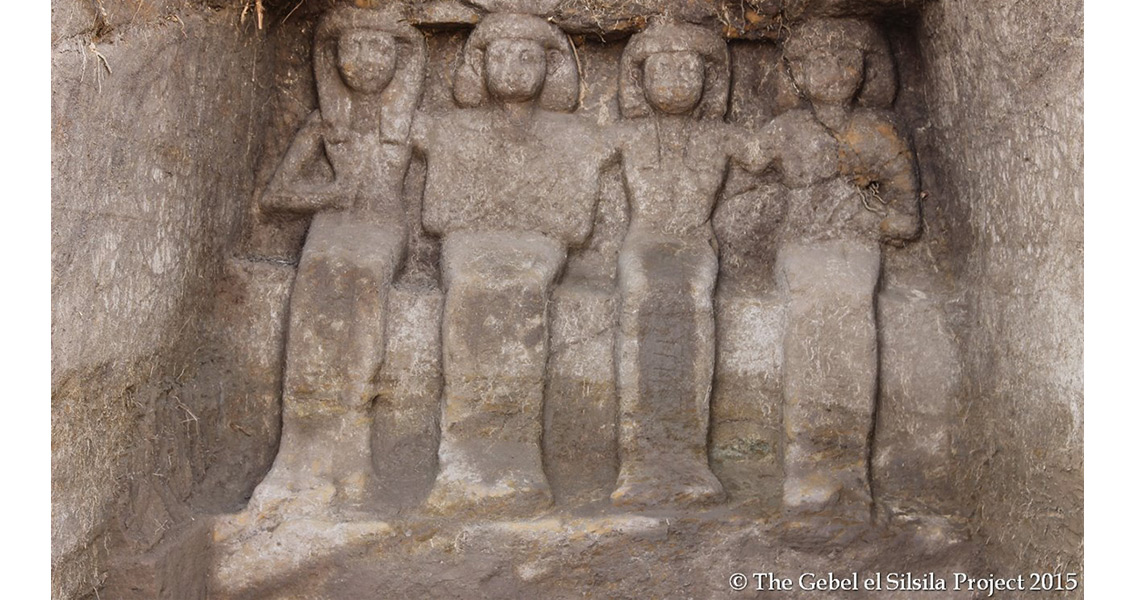 Ancient Rock Figures Found at Gebel el Silsila in Egypt