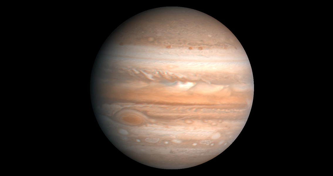 Jupiter created from voyager one images