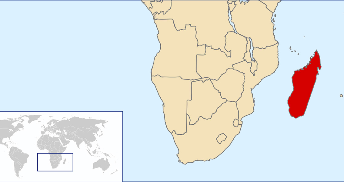 Location map of Madagascar (2)