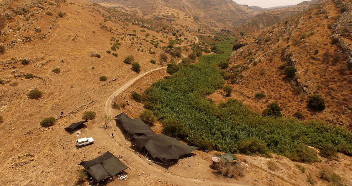 An Ancient Village By a Stream Bridges The Stone Ages