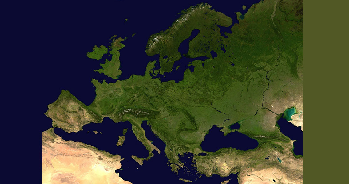 Satellite view of Europe (3)