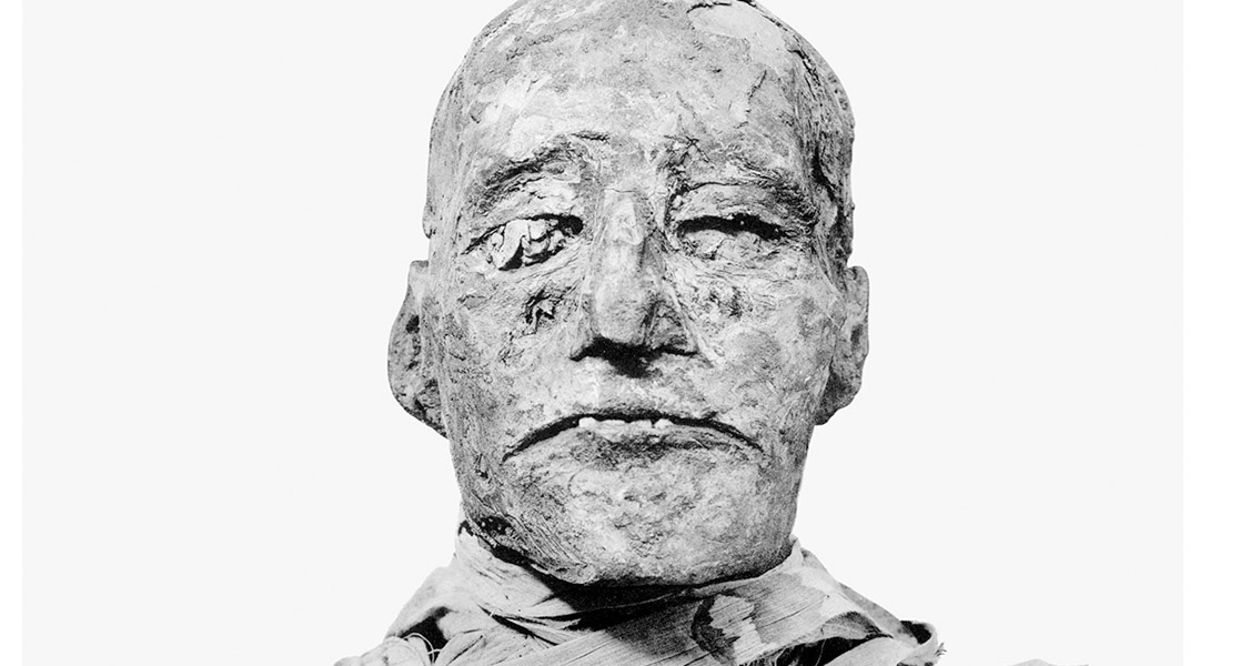 Ramses III mummy head