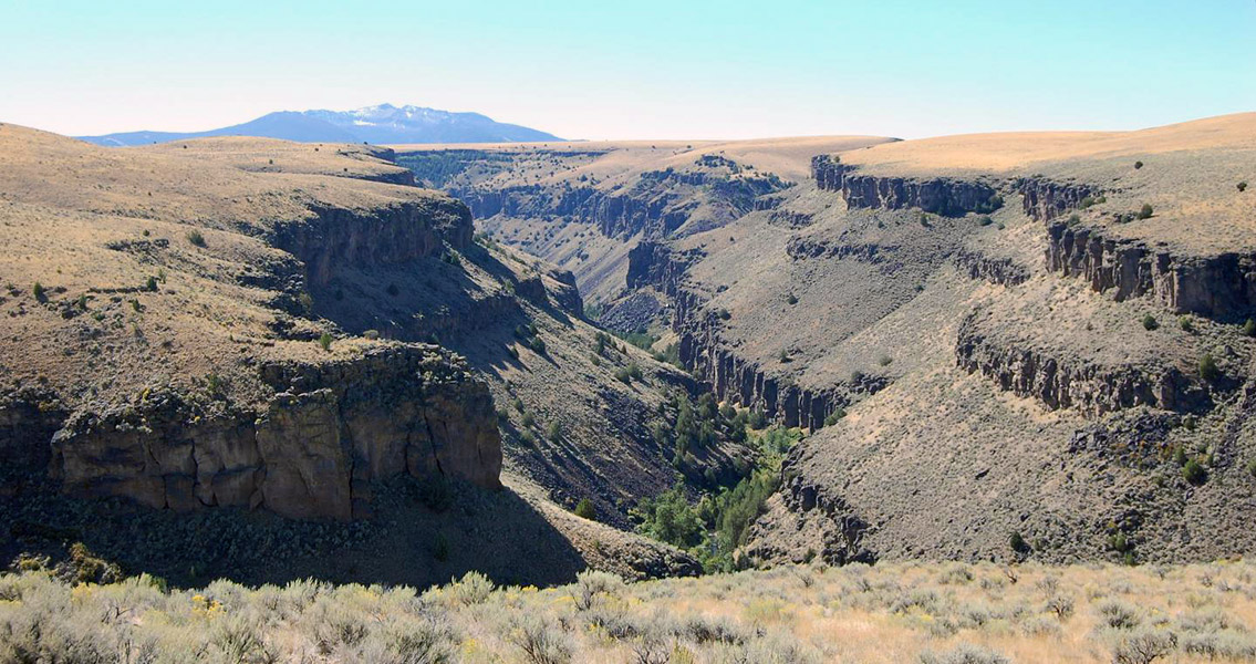 scenic canyon in Idaho