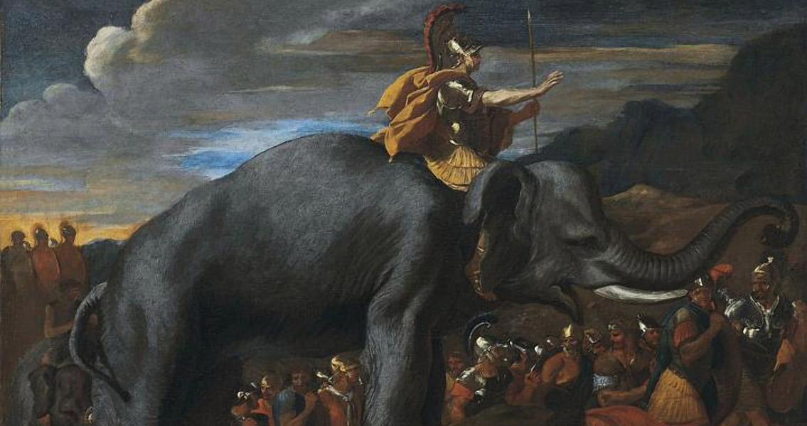 Hannibal Crosses the Alps on an Elephant (2)