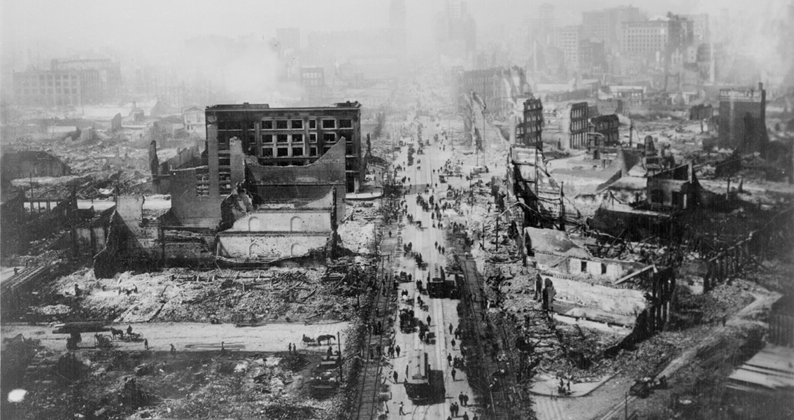 1906 San Francisco Earthquake Leaves Half the City Homeless
