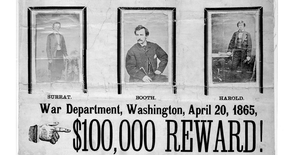 Wanted Poster for John Wilkes Booth (1)