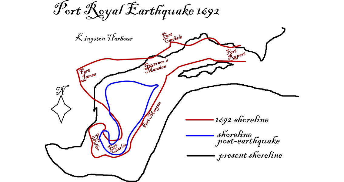 Huge Earthquake Destroys Port Royal