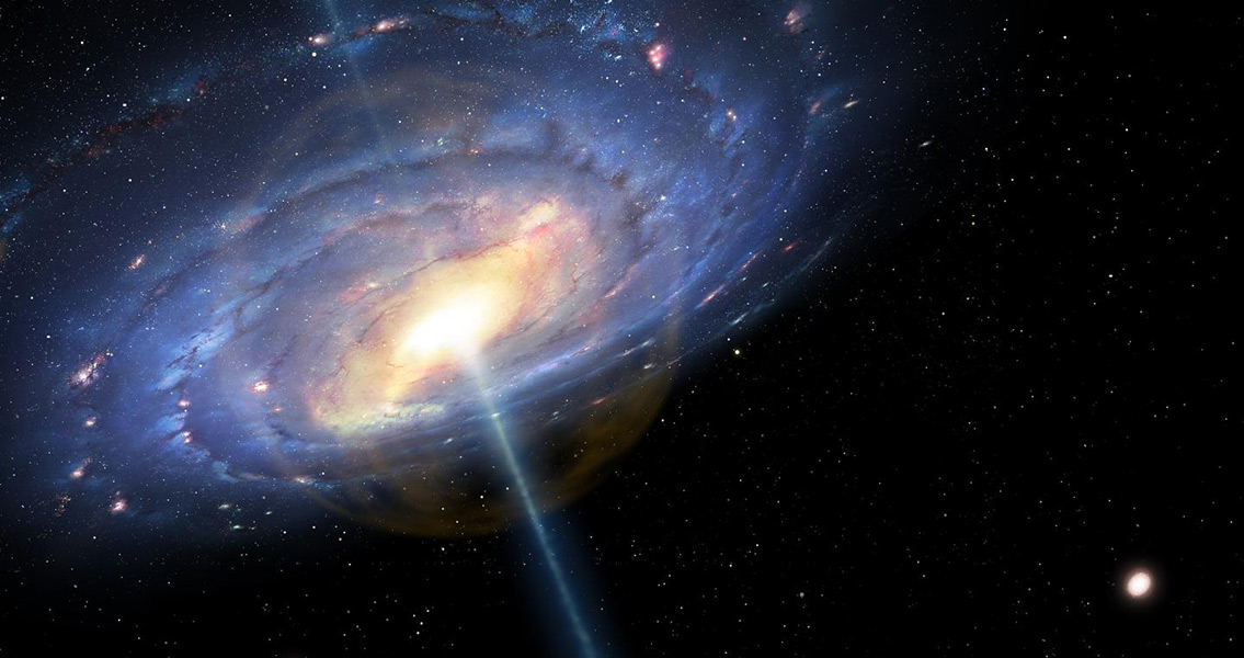 Artist's Conception of Milky Way Quasar (2)