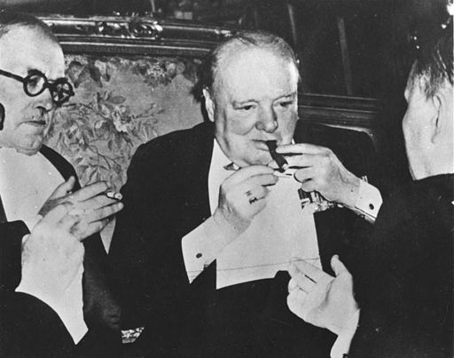 Winston Churchill at Potsdam Conference