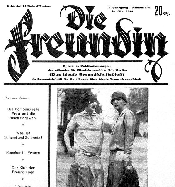 Nazi Germany and its curious treatment of lesbians